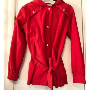 Tommy Hilfiger Hooded Short Trench Coat